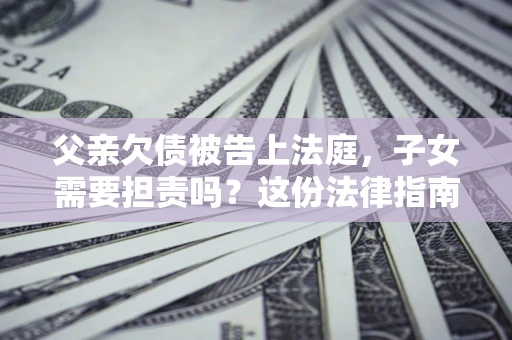 北京父亲欠债被告上法庭，子女需要担责吗？这份法律指南必须看完