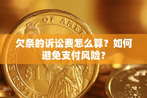 北京欠条的诉讼费怎么算？如何避免支付风险？